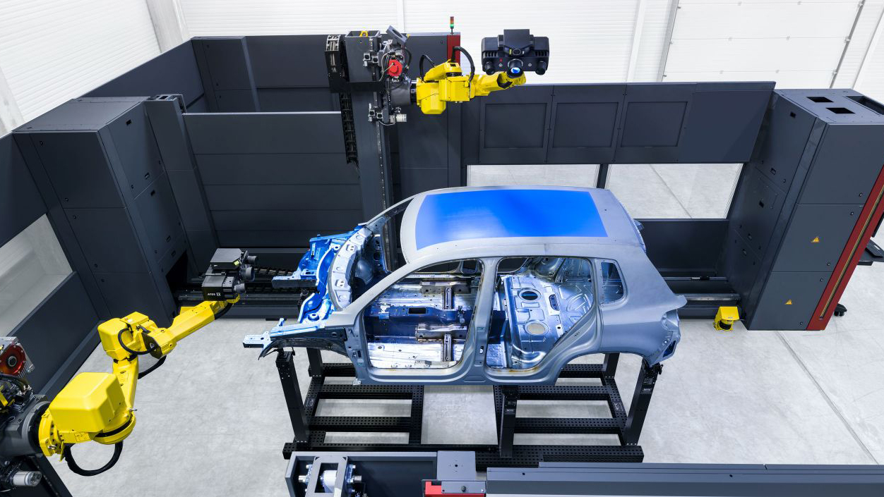 hệ thống đo 3d quang học tự động atos scanbox trong ngành công nghiệp ô tô