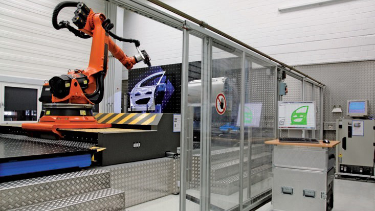 phòng đo kiểm tự động tại BMW